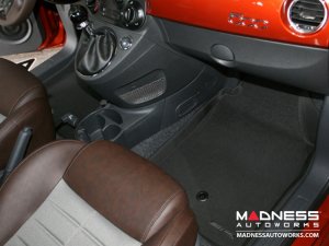 FIAT 500 Floor Liners - Premium - Front + Rear Set